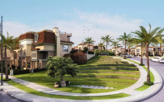 Amazing S villa for sale in sarai in New Cairo