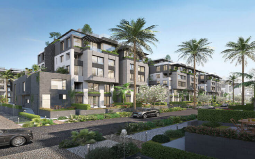 Fully Finished Penthouse for sale in Trio gardens New Cairo