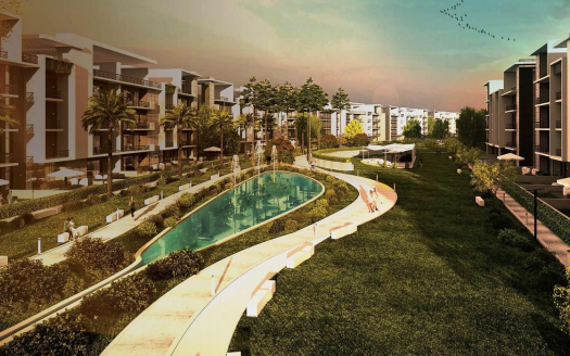 Ground Apartment for sale in fifth square El marassem New Cairo