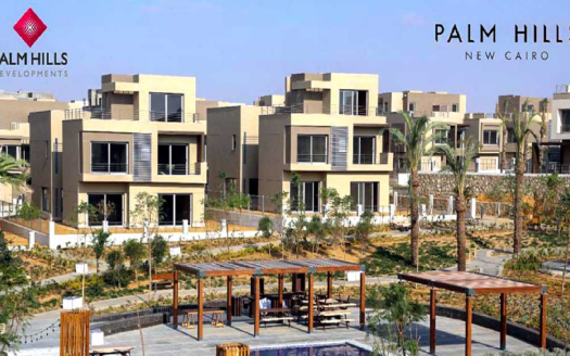 Luxury town house for sale in Palm hills New Cairo