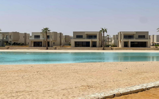 Finished twin house in Azha Ain Elsokhna