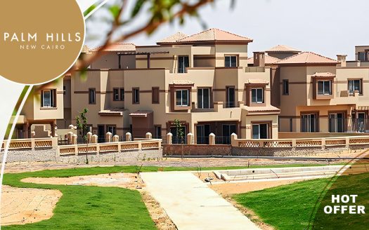 Landscape view Twinhouse for sale in palm hills New Cairo
