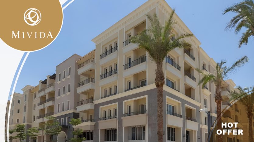 Pool view Apartment in Mivida New Cairo