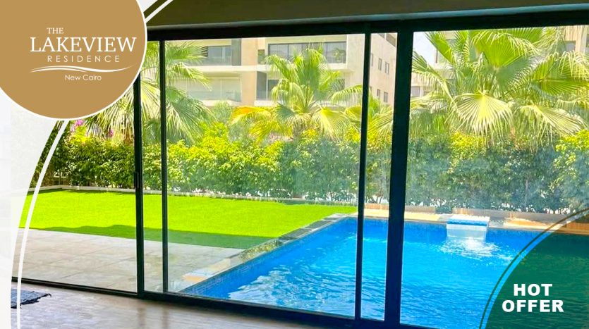 Apartment with Pool in Lake View Residence 2 in New Cairo