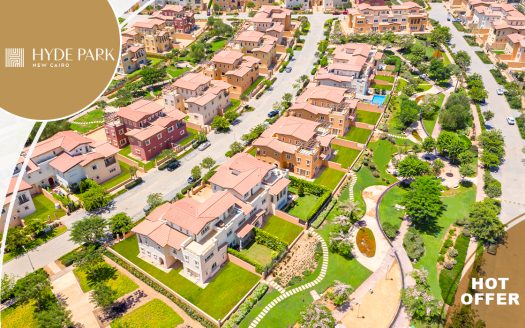 Delivered Townhouse with installments in Hyde Park New Cairo