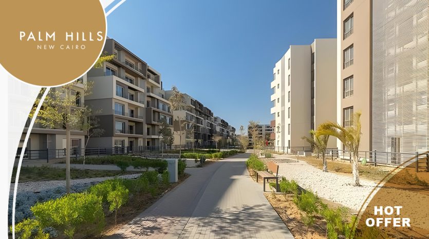 Finished Apartment Direct over Lagoon in Palm Hills New Cairo
