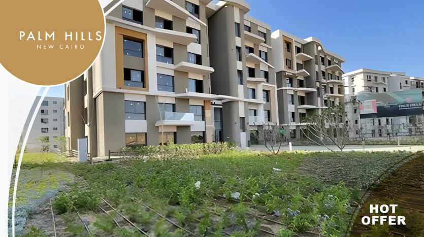 Finished Apartment Direct over Lagoon in Palm Hills New Cairo