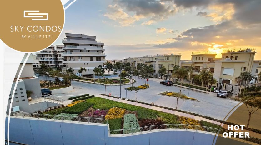 Delivered Apartment in sky condos Villette  New Cairo