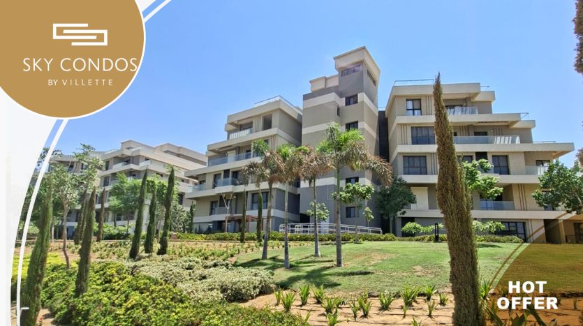 Delivered Apartment in sky condos Villette  New Cairo