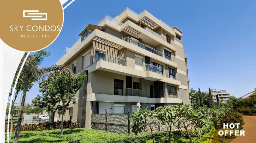 Delivered Apartment in sky condos Villette  New Cairo