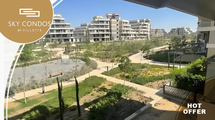Delivered Apartment in sky condos Villette  New Cairo