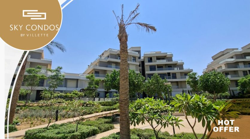 Delivered Apartment in sky condos Villette  New Cairo