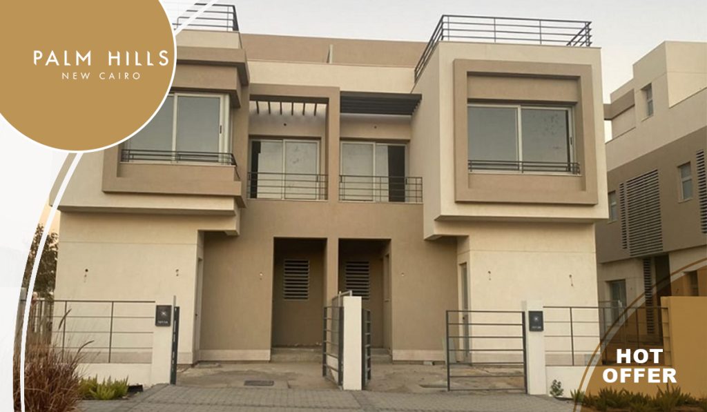 Delivered Twin house for sale in Palm Hills New Cairo