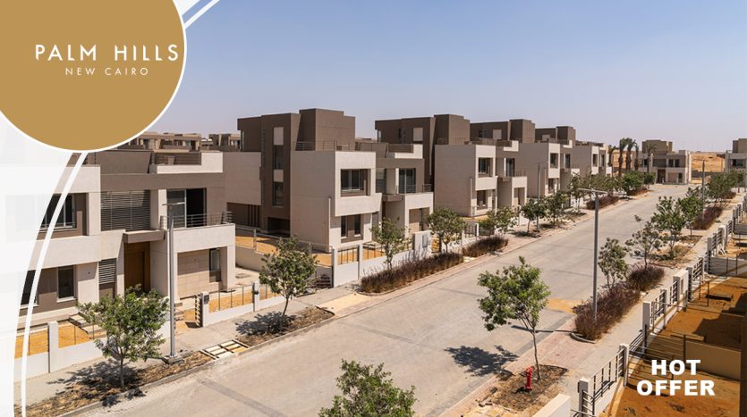 Delivered Twin House for sale in Palm Hills New Cairo
