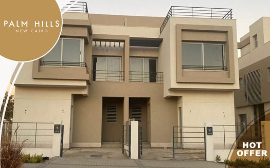 Delivered Twin House landscape view Palm Hills New Cairo