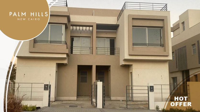 Delivered Twin house for sale in Palm Hills New Cairo