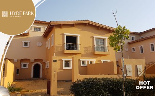 Delivered Townhouse with installments in Hyde Park New Cairo