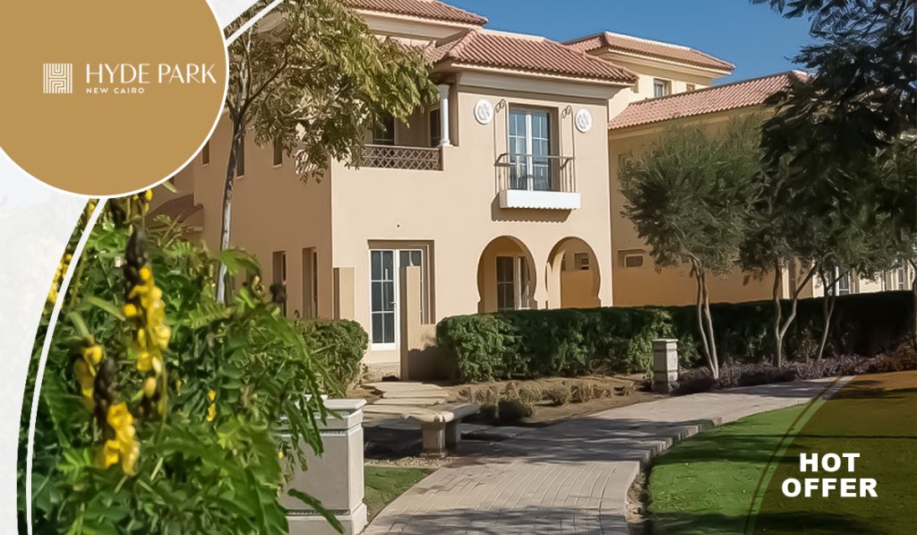 Standalone Villa for sale in Hyde Park New Cairo prime location over landscape