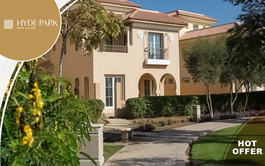 Delivered Standalone Villa landscape in Hyde Park New Cairo