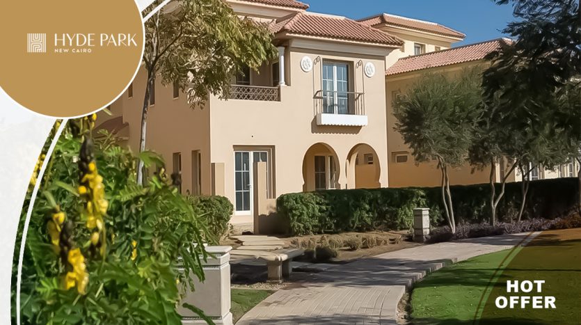 Standalone Villa for sale in Hyde Park New Cairo prime location over landscape