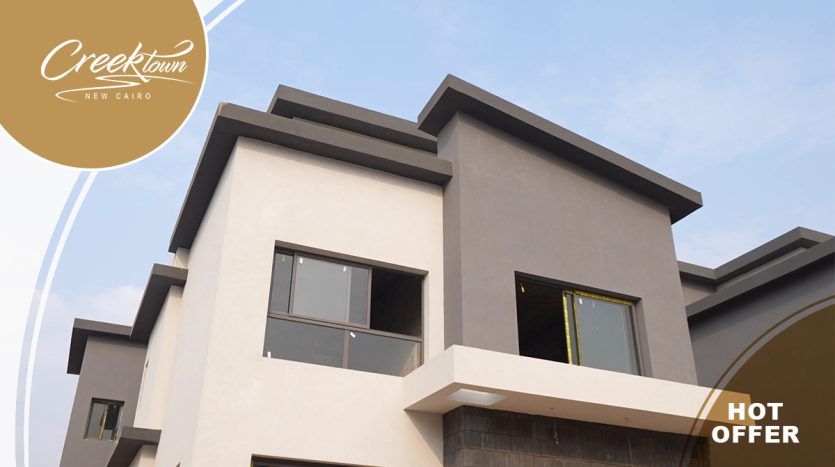 Standalone for sale with installments in creek town New Cairo