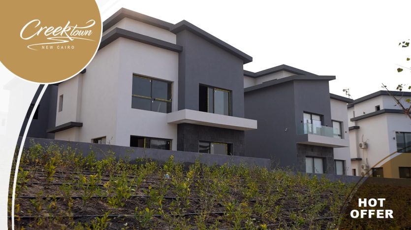 prime location standalone villa for sale in creek town New Cairo
