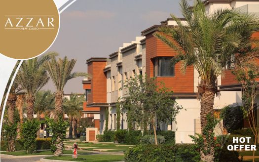 Townhouse Overlooking Green Landscapes Azzar 2 New Cairo