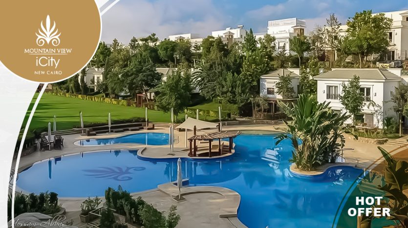 iVilla roof for sale in Mountain View iCity New Cairo over installments for 4 years