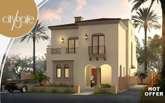 Landscape view Villa for sale in CityGate in New Cairo