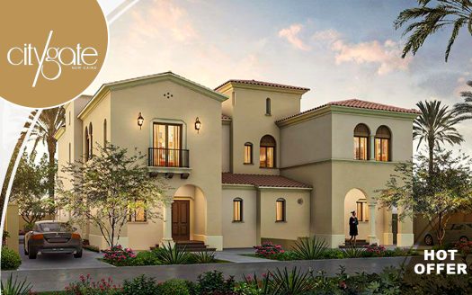 Landscape view Villa for sale in CityGate in New Cairo