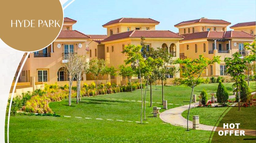 Townhouse resale in Hyde Park New Cairo with installments over 4 years