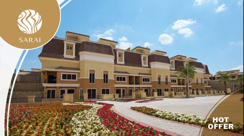 Delivered S Villa for sale in Sarai New Cairo lowest price