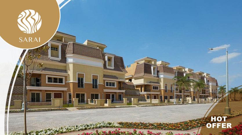 Delivered S Villa for sale in Sarai New Cairo lowest price