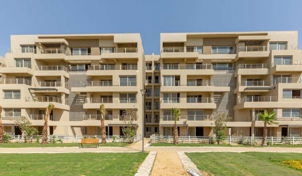 Landscape Apartment for sale in Capital gardens in New Cairo