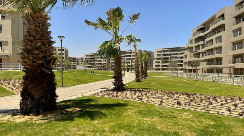 Landscape Apartment for sale in Capital gardens in New Cairo