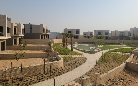 Delivered Townhouse for sale in Hap town Hassan Allam New Cairo